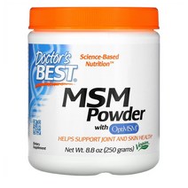 닥터베스트 MSM 분말 옵틱엠에스엠 파우더 영양 분말 1병 250g, 1개