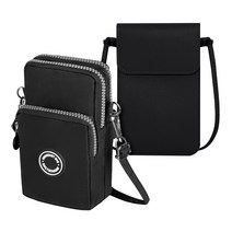 일상공감 폰켓백+폰스터치 크로스백, 2개, 폰켓백 블랙 1개+폰스터치 크로스백 블랙 1개