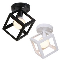 모나 망고 1등 센서등-블랙 화이트 LED 직부 현관등 조명 인테리어, 망고 1등 센서(블랙)