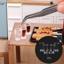 미니를사랑하는사람들 미니어처 만들기 납골당 제사상 장식 소품 투명 컵 20종, 18번 앰블럼컵(5개)