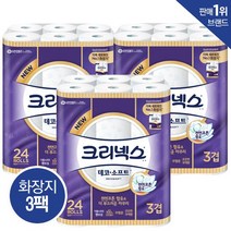 크리넥스 데코엔소프트 27M*24롤 3팩, 단품