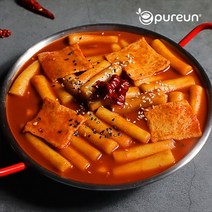 [이푸른] 쫄깃 혼떡 인생떡볶이(매콤맛) 320g x 4팩, 상세페이지 참조