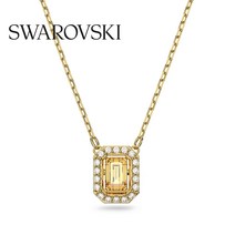 Swarovski 스와로브스키 밀레니아 네크리스 옥타곤 컷 옐로우 골드 톤 네크리스 5598421