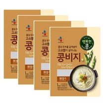 (냉장)CJ제일제당 행복한콩 콩비지320g, 320g, 4개