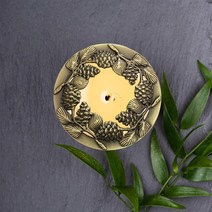 아연 합금 양초 커버 레트로 캔들 뚜껑 토퍼 교체 액세서리 음영 슬리브 컵 홈 장식, 구리