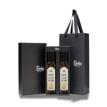 트루디 진한맛 고소한 참기름 선물세트 (250ml x 2병 쇼핑백 포함), 1개