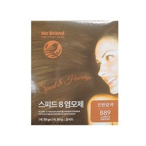 노브랜드 스피드8 염모제 20g x 3입 (진한갈색)