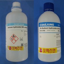 수산화나트륨용액 (0.01mol 0.1mol 1mol) EP 500ml/1L Sodium hydroxide standard solution(kor), 1mol-EP(500ml)