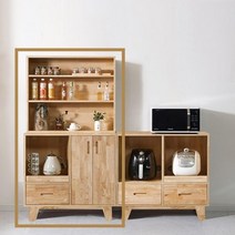 전자렌지수납장 GD15 고무나무 원목 천연UV코팅 도어형 렌지대 풀세트 WAC9CF3, 수앤진쿠팡 본상품선택, 수앤진쿠팡 본상품선택