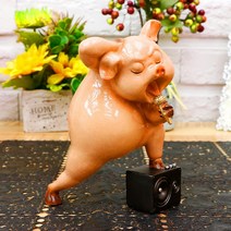 BnH 돼지 장식 소품 예쁜 인테리어소품 DM_71031, 단품