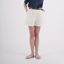 에이본 우먼 코튼 버뮤다 숏팬츠 아이보리