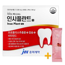 중외제약 인사플란트 120정(4개월) 치아와 뼈건강 + 비비화이트 석류콜라겐 증정!