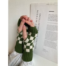 클래식 체크 핸드워머