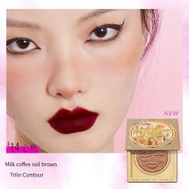걸컬트 방귀 피치 블러쉬 팔레트 크림 푸와 고구마 블루-퍼플 부종 컬러 햇빛 말린 오렌지, 한개옵션1, 02 14