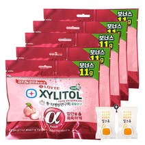 롯데 자일리톨껌 피치(리필형) x 5봉(+밀크츄 2개포함), 84g, 5봉