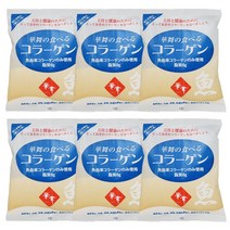 [최신유통기한 2025년 1월 1일] 일본 공식 수입 정품 하나마이 100% 먹는 피쉬콜라겐 100g 5+1세트(6세트) 대용량 저분자 어류 생선 피시 펩타이드 분말 가루 영양제, 100g x 6세트