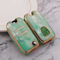 TPU 옥 패턴 자동차 키 박스 커버 보호 Roewe RX5 MG3 MG5 MG6 MG7 ZS GT GS 350 360 750 W5 가방 홀더 체, 04 Green