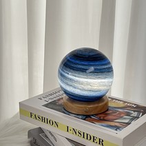 똑소녀 LED 우주 무드등 달 행성 은하수 무선 수면등 간접 조명, B(12cm)