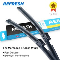 REFRESH-차량 전면 유리 와이퍼 날 스프레이 바 가열 워셔 시스템 2228201145 메르세데스 벤츠 S Class W222 S550 S63 S65