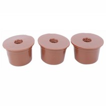 캡슐커피리필 3pcs 호환 caffitaly 머신 재사용 가능한 컵 필터 주방 가제트, 3pcs 무작위 색상