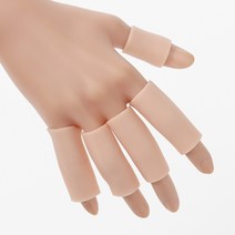 5p 피치 휭거 상처 보호링 오픈형 손가락 실리콘 커버, 단품