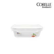 [코렐코디네이츠] 이지위켄드 직사각밀폐 찬통 400ml, 1개