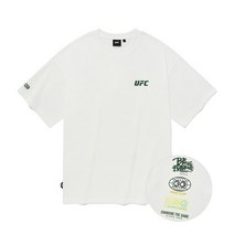 UFC 30주년 체인징 더 게임 오버핏 반팔 티셔츠 오프화이트 U2SSU2139OW