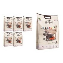 도그랑 클래식 전연령 사료 중소형, 5kg, 5개