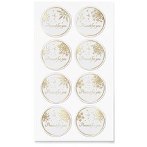 투명 금박 포유 웨딩 감사스티커(80개) /감사선물 골드 상품포장 스티커, 1-1.T-06 금박포유-10장