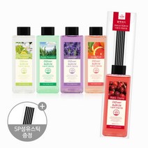 [더허브샵] _디퓨져 사각 리필오일 200ml(섬유스틱 5P포함), 향:레몬유칼립투스, 200ml