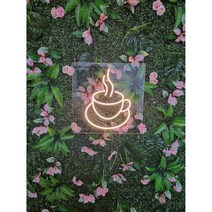 네온사인 주문제작 LED네온사인 카페네온 40*40cm(주문 상세페이지참조)
