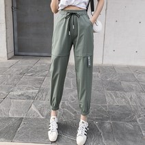 제이제이헤라 여성 캐쥬얼 밴딩 조거팬츠 크롭팬츠 p002