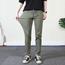 남자 면바지 감탄 스판 밴딩 치노 팬츠 빅사이즈_ID180