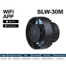 수류모터 어항 수족관 펌프 해양 탱크 컨트롤러 SLW 시리즈와 Jebao 웨이브 메이커 잠수정 워터, [06] SLW-30M Wifi 30W