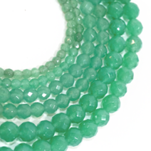 선우몰 아벤츄린 컷팅 - 원석재료 DIY재료 팔찌만들기 비즈공예 천연원석 동릉석 쑥비취, 8mm