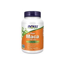 NOW 로 마카 750mg 식물성 캡슐 90정, 90 Count (Pack of 1)