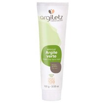 클렌주스 디톡스 몸속독소 제거 배출 Argiletz 지성 용 그린 클레이 페이스 마스크 100g 3.53 fl.oz. 프랑스 소싱 생산. 급 찰흙., 1개, 단일개당 용량/중량/정