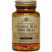 솔가 비타민 B12 1000mcg 너겟 비건, 250개입, 1개