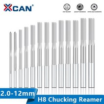 XCAN HSS M35 머신 리머 H8 스트레이트 생크 척 리머 밀링 리머 2/2. 5/3/4/5/6/6. 5/7/8/9/10/11/12mm, CHINA, H8 4.0