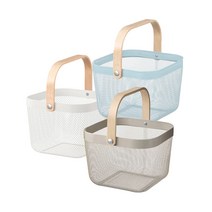 이케아 RISATORP 리사토르프 소품 철망 바구니, 블루