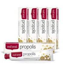 레드씰 프로폴리스 코스트코 치약 구취제거 치아미백 다이어트 입냄새제거 충치예방 치태제거 구강관리 뉴질랜드 프로폴리스 허브페퍼민트 유칼립투스 무불소 엔젯오리진 구강청결제 100g, 100g 5개