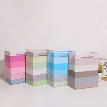 고급 선물용종이가방 종이 쇼핑백 종이가방 미니 대형, 블루