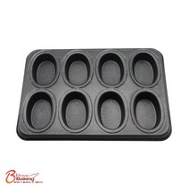 이홈베이킹 양면 오발팬 8구, 1개