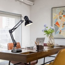 폴라도레 LED 픽사 관절 독서등 제도 스탠드 조명 책상 테이블 Y, 01-레드[60x15cm](J-1448-01)
