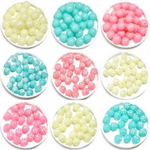 [야광비즈-A] 야광 볼 별 로즈 비즈재료, WC-01