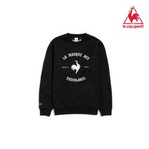 르꼬끄 르꼬끄Y 공용 루즈핏 기모 맨투맨 QM423LFSN5-BLK0