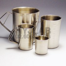 국산 대용량 스텐비커 (손잡이 2000ml)