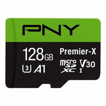 PNY 128GB 프리미어-X 클래스 10 U3 V30 마이크로SDXC 플래시 메모리 카드 100MB/s A1 4K UHD 풀HD UHS-I 마이크로 SD, Single_512GB