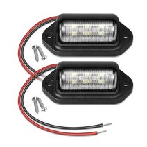 캠핑카 계단 트레일러 카라반 계단 스텝6 led 번호판 라이트 미등 카고 트렁크 19, 2개