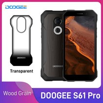 핸드폰 싸게 사는 법 월드 프리미어 doogee s61 시리즈 러기드 폰 6 0quot Android 12 다중 후면 케이스 디자인 20mp 야간 투시경 카메라 5180mah, 루 버전, s61pro mw 추가 tm
